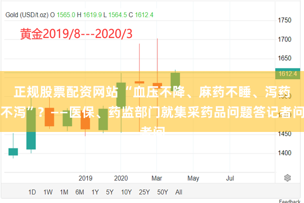 正规股票配资网站 “血压不降、麻药不睡、泻药不泻”？——医保、药监部门就集采药品问题答记者问