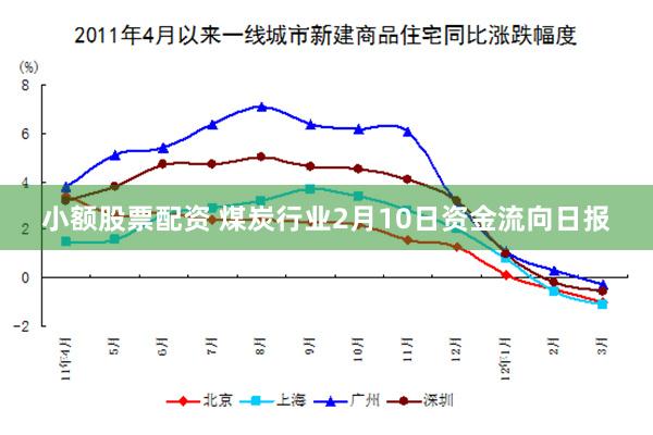 小额股票配资 煤炭行业2月10日资金流向日报